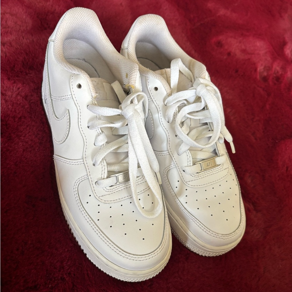 Nike All-White Athletic Shoes